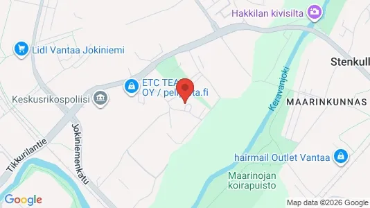 Apartments for rent i Vantaa - kort over placeringen