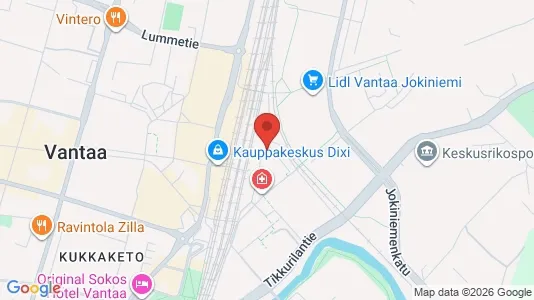Apartments for rent i Vantaa - kort over placeringen