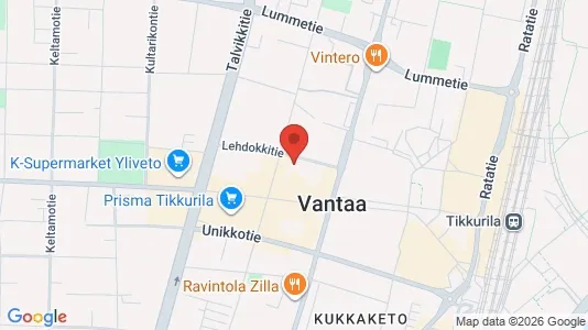 Apartments for rent i Vantaa - kort over placeringen