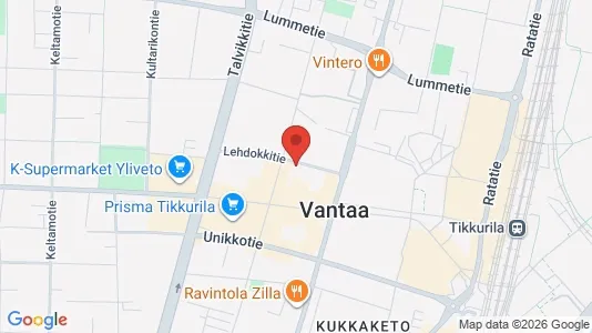 Apartments for rent i Vantaa - kort over placeringen