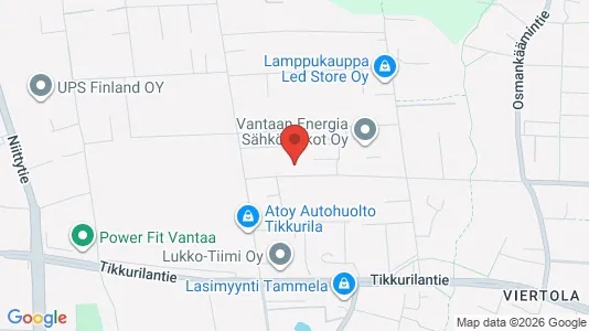 Apartments for rent i Vantaa - kort over placeringen