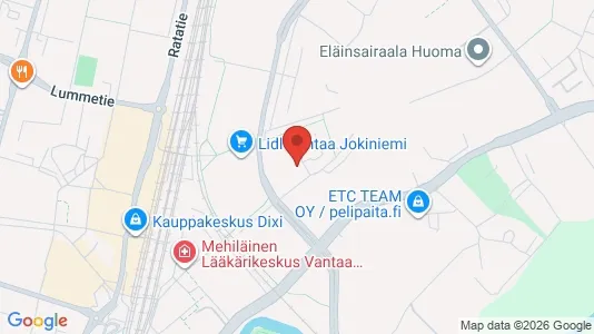 Apartments for rent i Vantaa - kort over placeringen