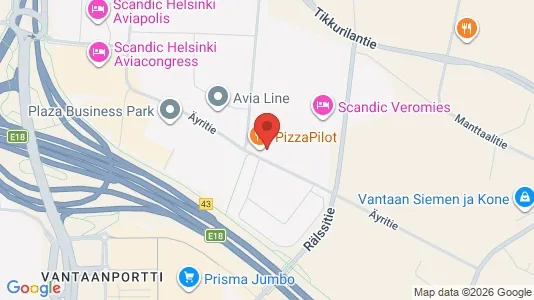 Apartments for rent i Vantaa - kort over placeringen