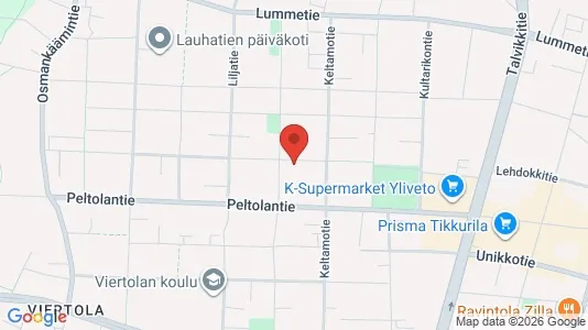 Apartments for rent i Vantaa - kort over placeringen