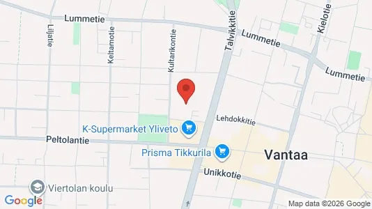 Apartments for rent i Vantaa - kort over placeringen