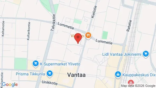 Apartments for rent i Vantaa - kort over placeringen