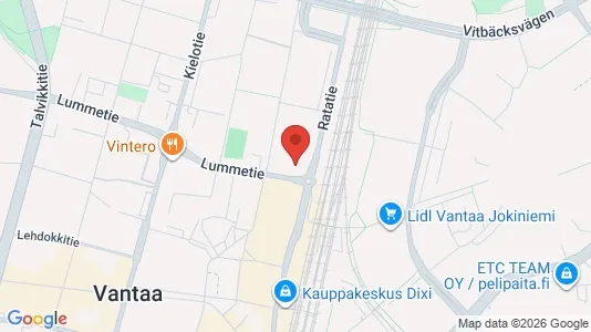 Apartments for rent i Vantaa - kort over placeringen