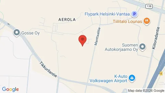 Apartments for rent i Vantaa - kort over placeringen