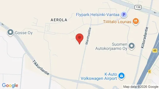 Apartments for rent i Vantaa - kort over placeringen