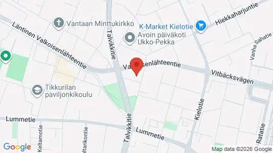 Apartments for rent i Vantaa - kort over placeringen