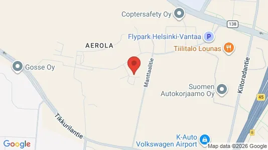 Apartments for rent i Vantaa - kort over placeringen