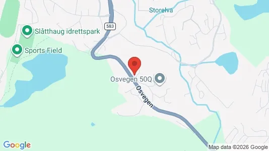 Apartments for rent i Bergen Fana - kort over placeringen