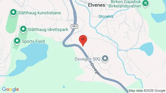 Apartments for rent i Bergen Fana - kort over placeringen