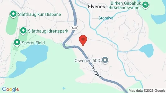 Apartments for rent i Bergen Fana - kort over placeringen