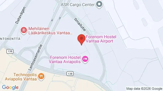 Apartments for rent i Vantaa - kort over placeringen