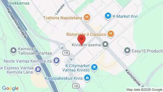 Apartments for rent i Vantaa - kort over placeringen