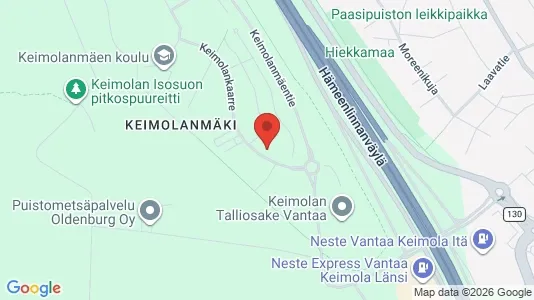 Apartments for rent i Vantaa - kort over placeringen