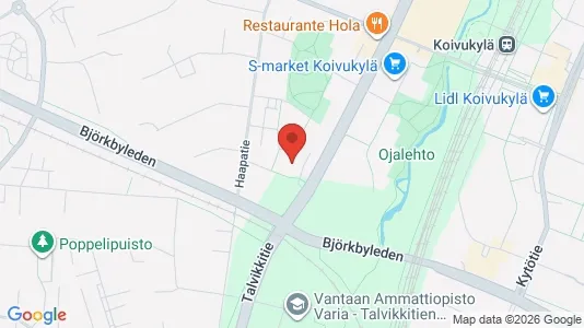 Apartments for rent i Vantaa - kort over placeringen