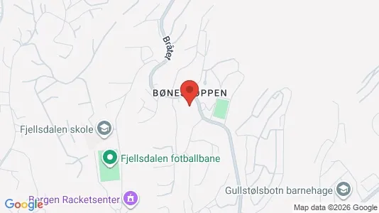 Apartments for rent i Bergen Fyllingsdalen - kort over placeringen
