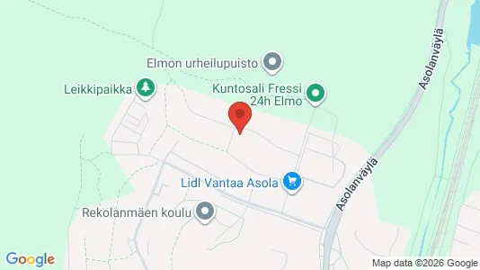 Apartments for rent i Vantaa - kort over placeringen