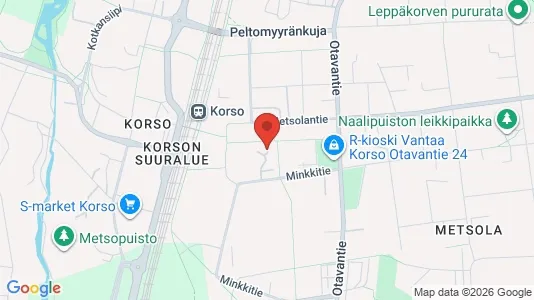 Apartments for rent i Vantaa - kort over placeringen
