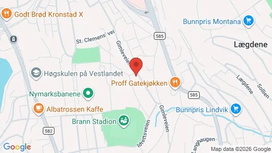 Apartments for rent i Bergen Årstad - kort over placeringen