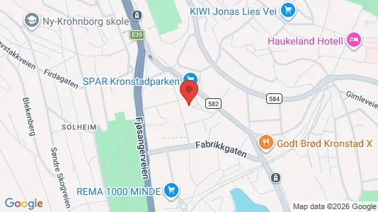 Apartments for rent i Bergen Årstad - kort over placeringen