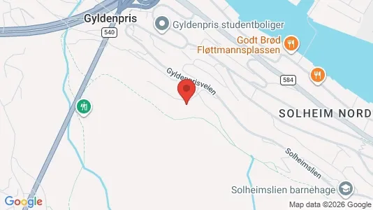 Apartments for rent i Bergen Årstad - kort over placeringen