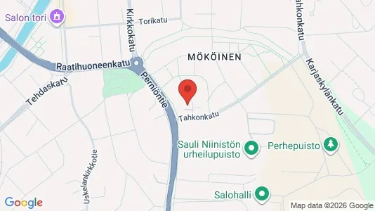 Apartments for rent i Salo - kort over placeringen