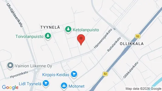 Apartments for rent i Salo - kort over placeringen