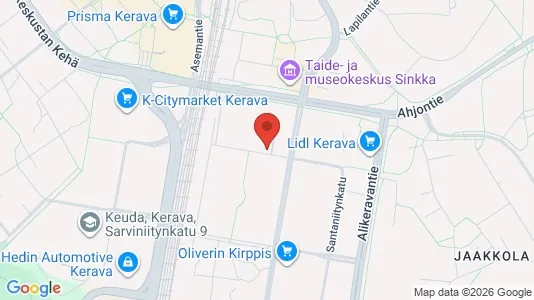 Apartments for rent i Kerava - kort over placeringen