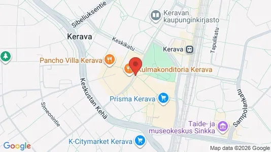 Apartments for rent i Kerava - kort over placeringen