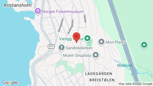 Apartments for rent i Bergen Bergenhus - kort over placeringen