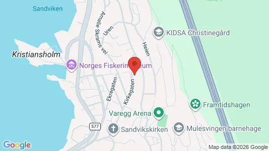 Apartments for rent i Bergen Bergenhus - kort over placeringen