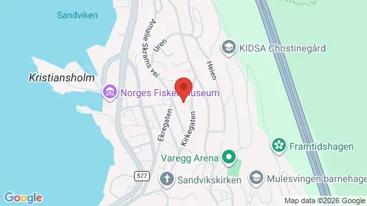 Apartments for rent i Bergen Bergenhus - kort over placeringen