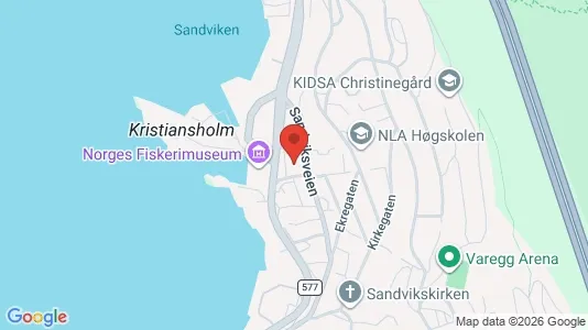Apartments for rent i Bergen Bergenhus - kort over placeringen