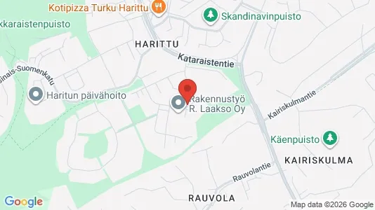 Apartments for rent i Turku - kort over placeringen