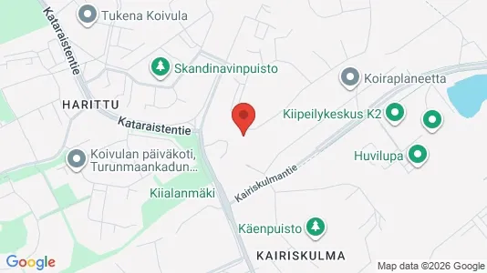 Apartments for rent i Turku - kort over placeringen