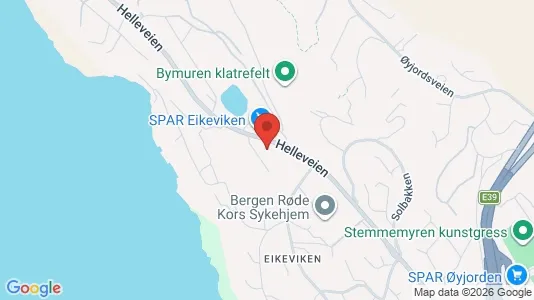Rooms for rent i Bergen Bergenhus - kort over placeringen