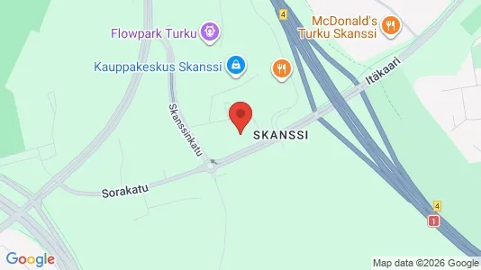 Apartments for rent i Turku - kort over placeringen