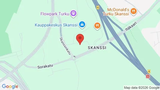 Apartments for rent i Turku - kort over placeringen