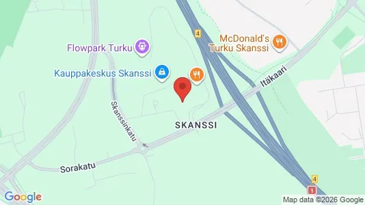 Apartments for rent i Turku - kort over placeringen