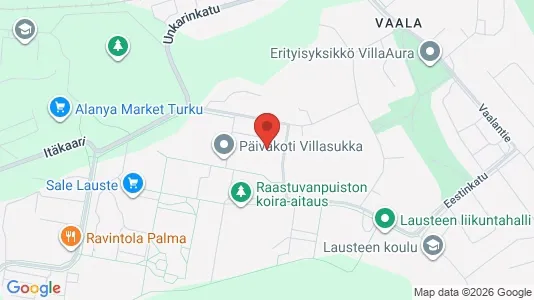 Apartments for rent i Turku - kort over placeringen