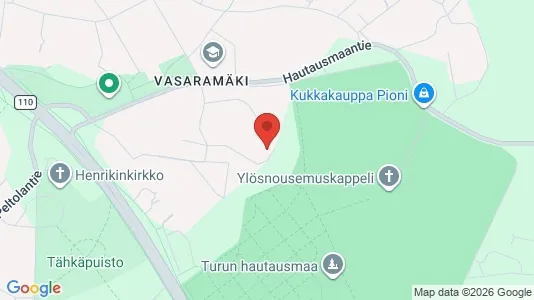 Apartments for rent i Turku - kort over placeringen