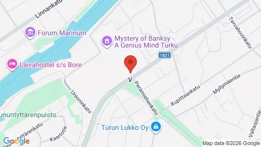 Apartments for rent i Turku - kort over placeringen