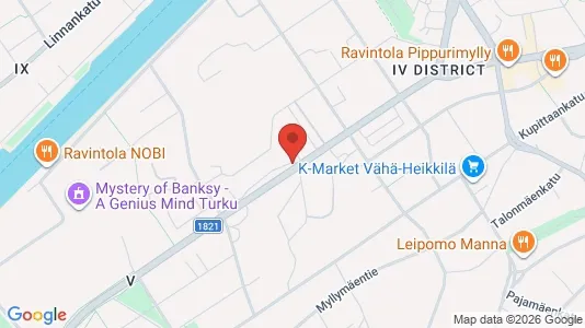 Apartments for rent i Turku - kort over placeringen
