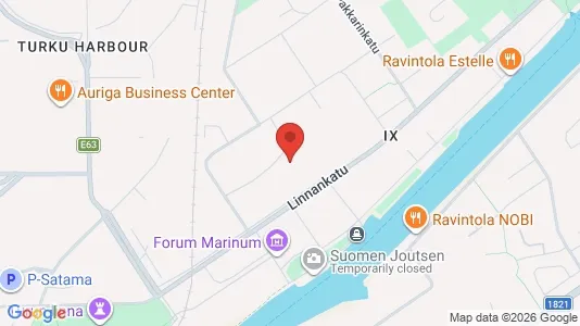 Apartments for rent i Turku - kort over placeringen