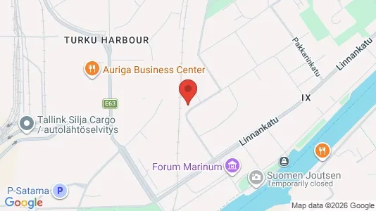 Apartments for rent i Turku - kort over placeringen