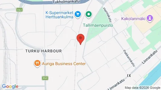 Apartments for rent i Turku - kort over placeringen