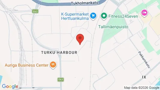 Apartments for rent i Turku - kort over placeringen
